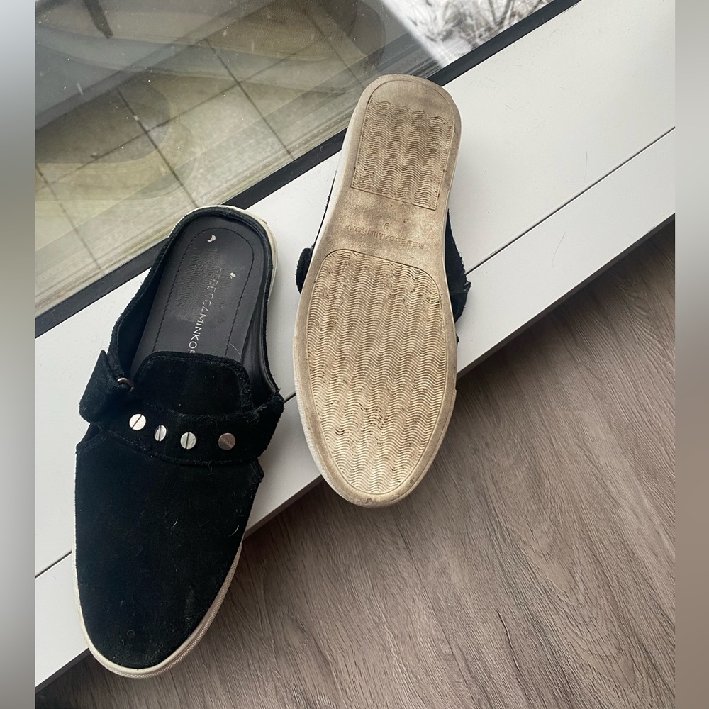 Rebecca Minkoff black slipons - Picture 2 of 4